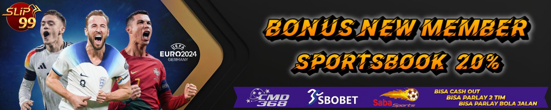 BONUS NEW MEMBER SPORTSBOOK 20%